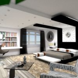 floorplans 家具 卧室 照明 结构 3d