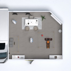 floorplans butas pasidaryk pats biuras prieškambaris 3d