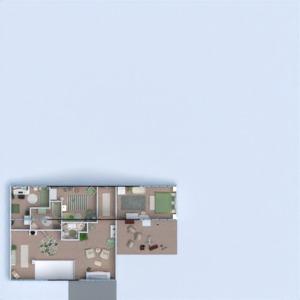 floorplans kuchnia gospodarstwo domowe pokój dzienny pokój diecięcy łazienka 3d