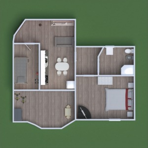 floorplans 公寓 独栋别墅 露台 3d