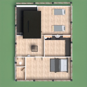 floorplans taras garaż przechowywanie wejście kuchnia 3d