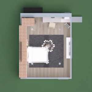 floorplans meubles chambre à coucher eclairage espace de rangement 3d