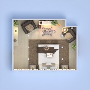 floorplans namas baldai dekoras miegamasis apšvietimas 3d