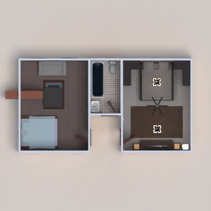 floorplans chambre à coucher 3d