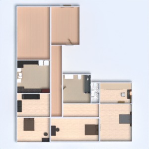 floorplans apartment terrace lighting landscape bedroom 3d