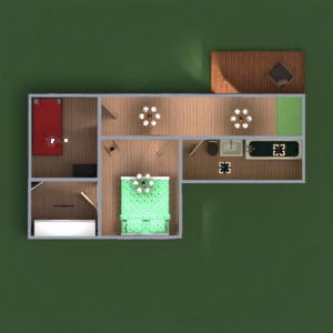 floorplans 独栋别墅 家具 浴室 卧室 客厅 厨房 照明 餐厅 玄关 3d