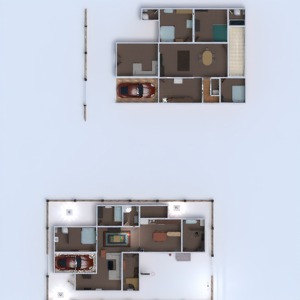 floorplans 独栋别墅 家具 装饰 浴室 卧室 客厅 车库 厨房 儿童房 办公室 照明 改造 景观 家电 3d