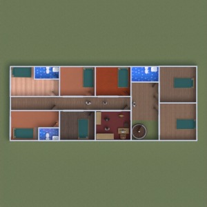 floorplans house terrace 3d