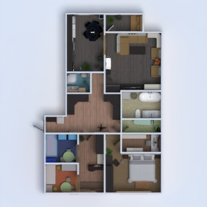 floorplans mieszkanie meble wystrój wnętrz zrób to sam łazienka sypialnia pokój dzienny kuchnia pokój diecięcy remont gospodarstwo domowe jadalnia przechowywanie mieszkanie typu studio wejście 3d