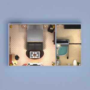 planos casa cuarto de baño dormitorio arquitectura 3d