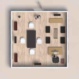 floorplans 公寓 家具 办公室 储物室 单间公寓 3d