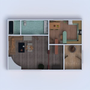 floorplans 独栋别墅 家具 装饰 浴室 卧室 客厅 厨房 儿童房 3d