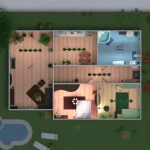 floorplans apartamento casa paisagismo arquitetura 3d