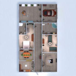 floorplans dom łazienka sypialnia pokój dzienny garaż kuchnia pokój diecięcy biuro oświetlenie jadalnia przechowywanie 3d