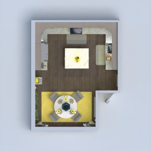 floorplans dekoras virtuvė apšvietimas valgomasis 3d