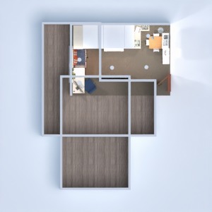 floorplans appartement chambre d'enfant 3d