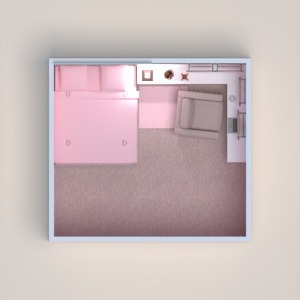 progetti arredamento decorazioni angolo fai-da-te camera da letto 3d