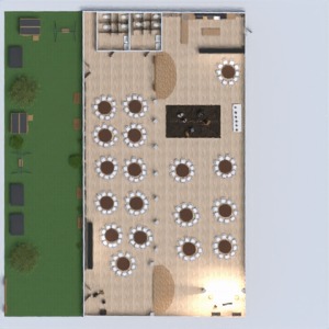 planos cuarto de baño garaje paisaje 3d