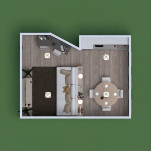 floorplans butas pasidaryk pats svetainė virtuvė valgomasis studija 3d