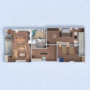 floorplans 公寓 家具 装饰 浴室 卧室 客厅 厨房 儿童房 改造 结构 3d