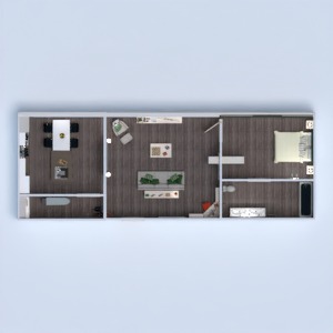floorplans appartement meubles décoration salle de bains salon cuisine bureau eclairage café espace de rangement 3d