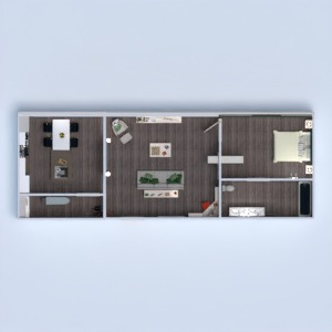 floorplans butas baldai dekoras vonia svetainė virtuvė biuras apšvietimas kavinė sandėliukas 3d