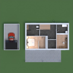 floorplans dom meble pokój dzienny kuchnia architektura 3d