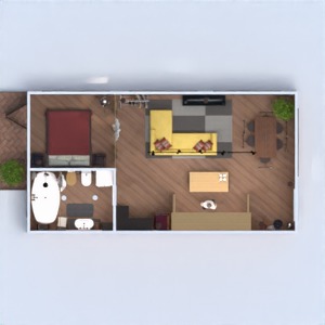 floorplans dekoras virtuvė svetainė renovacija vaikų kambarys 3d