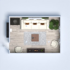 floorplans dekoras svetainė 3d