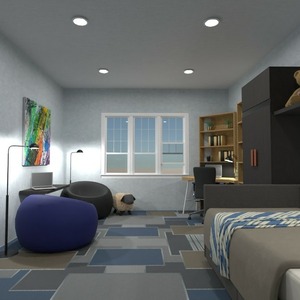 floorplans décoration chambre à coucher chambre d'enfant espace de rangement 3d