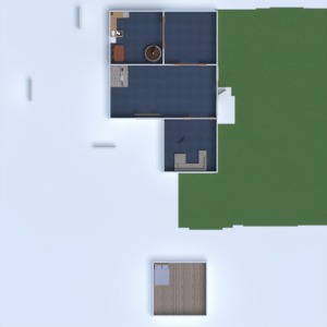 floorplans 独栋别墅 卧室 厨房 户外 餐厅 3d