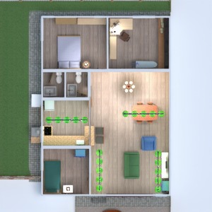 floorplans haus wohnzimmer küche beleuchtung esszimmer 3d