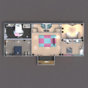 floorplans łazienka sypialnia pokój dzienny garaż gospodarstwo domowe 3d