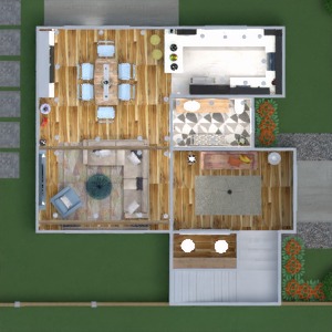 floorplans namas terasa baldai dekoras vonia miegamasis svetainė virtuvė eksterjeras apšvietimas namų apyvoka kavinė valgomasis аrchitektūra sandėliukas prieškambaris 3d