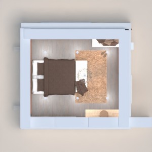 floorplans meble wystrój wnętrz sypialnia oświetlenie przechowywanie 3d