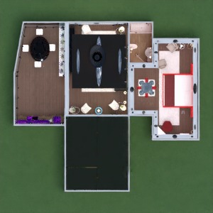 floorplans namas baldai dekoras vonia miegamasis svetainė virtuvė apšvietimas kraštovaizdis аrchitektūra sandėliukas 3d