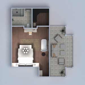 floorplans 独栋别墅 卧室 结构 3d
