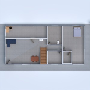 planos casa cuarto de baño salón cocina 3d