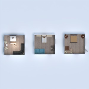 planos apartamento casa muebles decoración dormitorio 3d