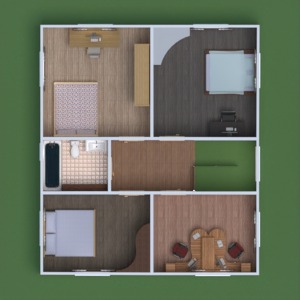 planos casa terraza muebles decoración bricolaje hogar arquitectura trastero 3d