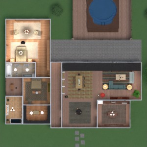 floorplans dom meble wystrój wnętrz zrób to sam łazienka sypialnia pokój dzienny kuchnia na zewnątrz 3d