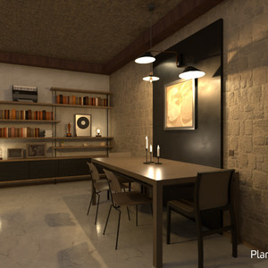 floorplans mieszkanie pokój dzienny kuchnia oświetlenie architektura 3d