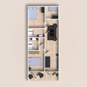 floorplans house entryway 3d