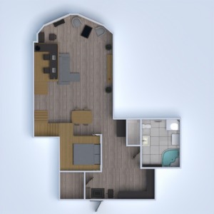 floorplans mieszkanie meble wystrój wnętrz łazienka sypialnia pokój dzienny 3d