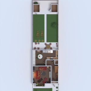 floorplans haus terrasse möbel dekor badezimmer schlafzimmer wohnzimmer küche outdoor büro haushalt lagerraum, abstellraum 3d