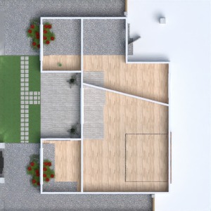 floorplans área externa paisagismo 3d