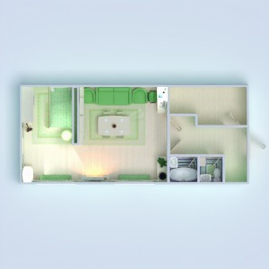 floorplans baldai dekoras miegamasis svetainė biuras apšvietimas valgomasis 3d