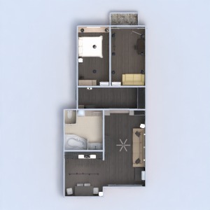 floorplans 公寓 家具 装饰 diy 浴室 卧室 客厅 厨房 照明 改造 家电 储物室 单间公寓 3d