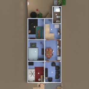 floorplans 公寓 独栋别墅 家具 diy 单间公寓 3d