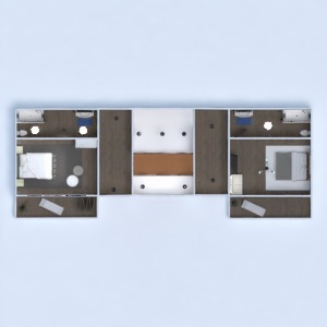 floorplans apartment house terrace furniture decor bathroom bedroom garage kitchen lighting entryway 3d